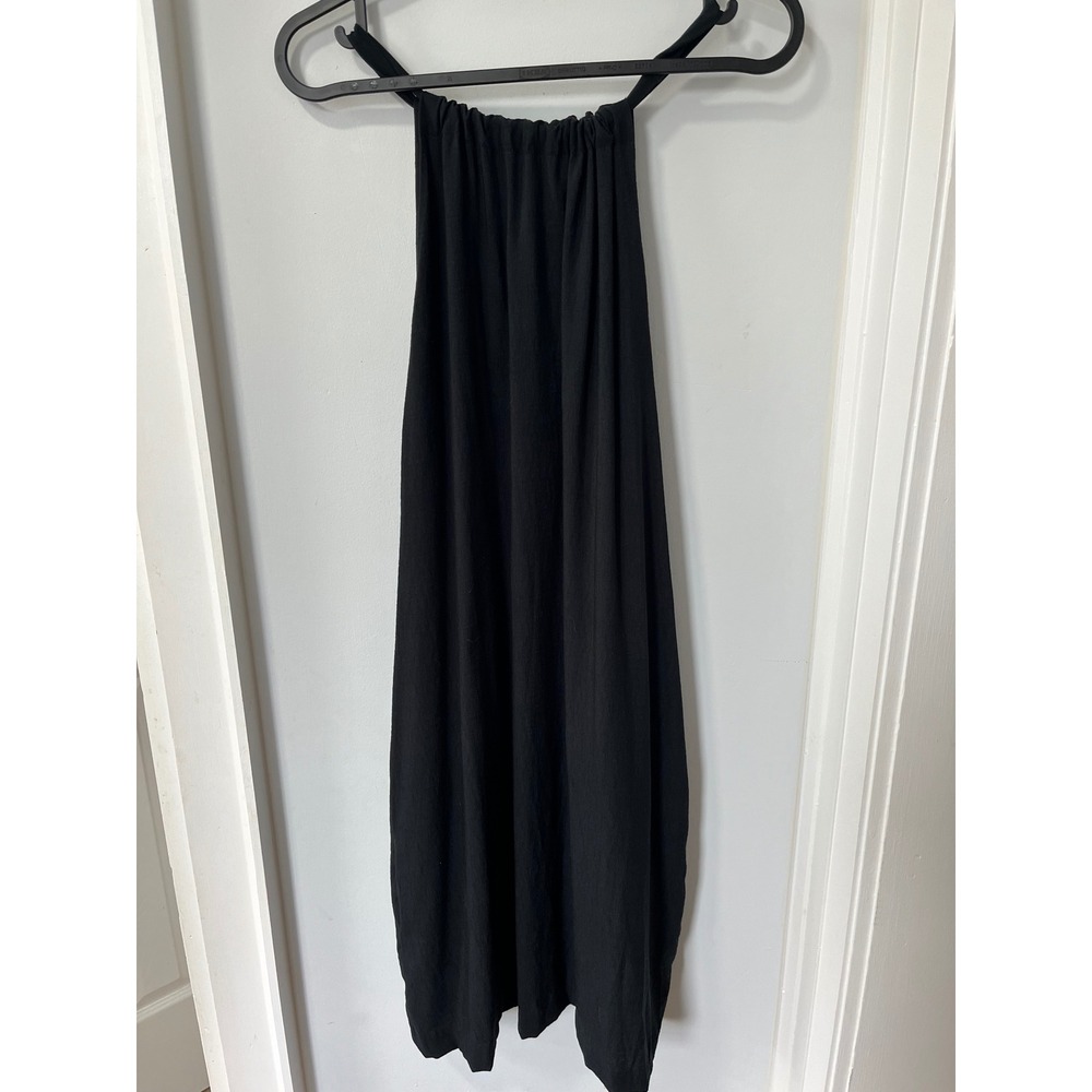 Banana Republic Black Halter Neck Midi Dress 585981-02 Size 6 - Picture 2 of 8